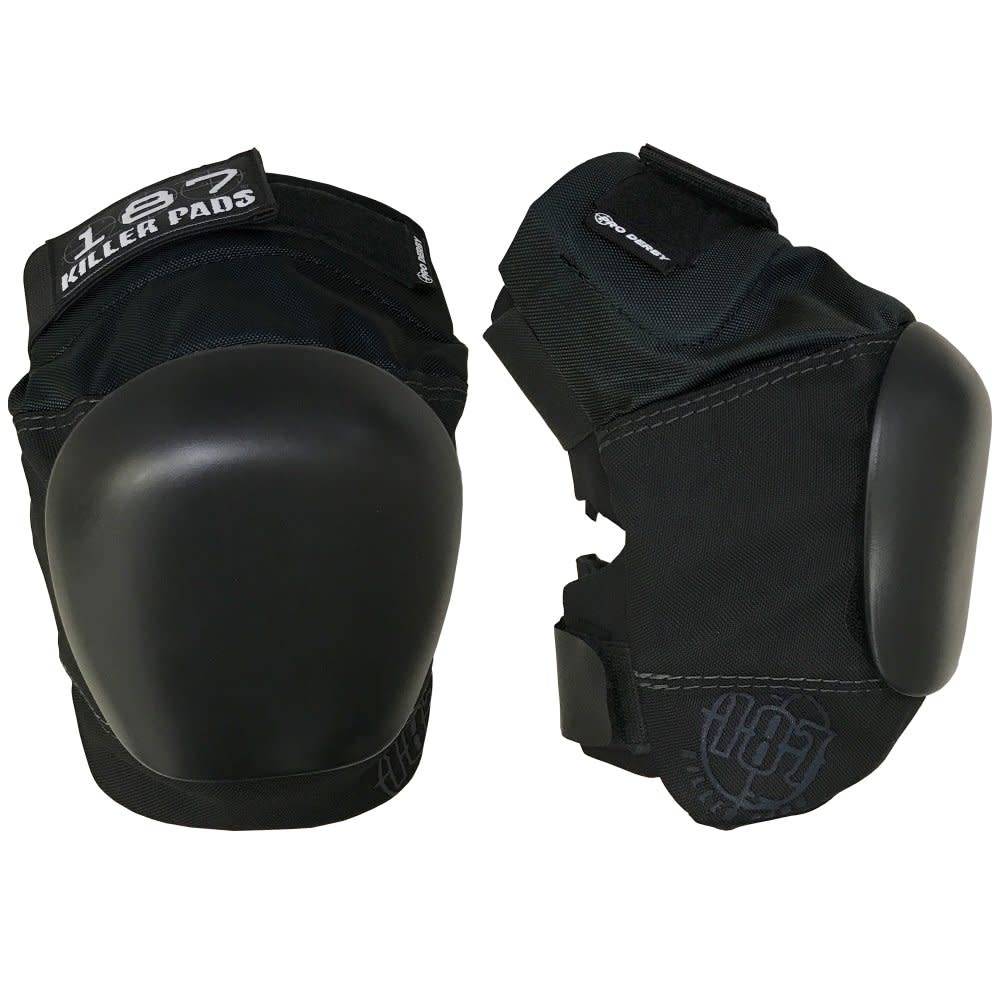 187 PRO DERBY KNEE PADS BLACK / BLACK - Image 2