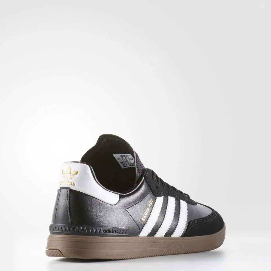ADIDAS SAMBA ADV BLACK / WHITE / GUM - Image 3