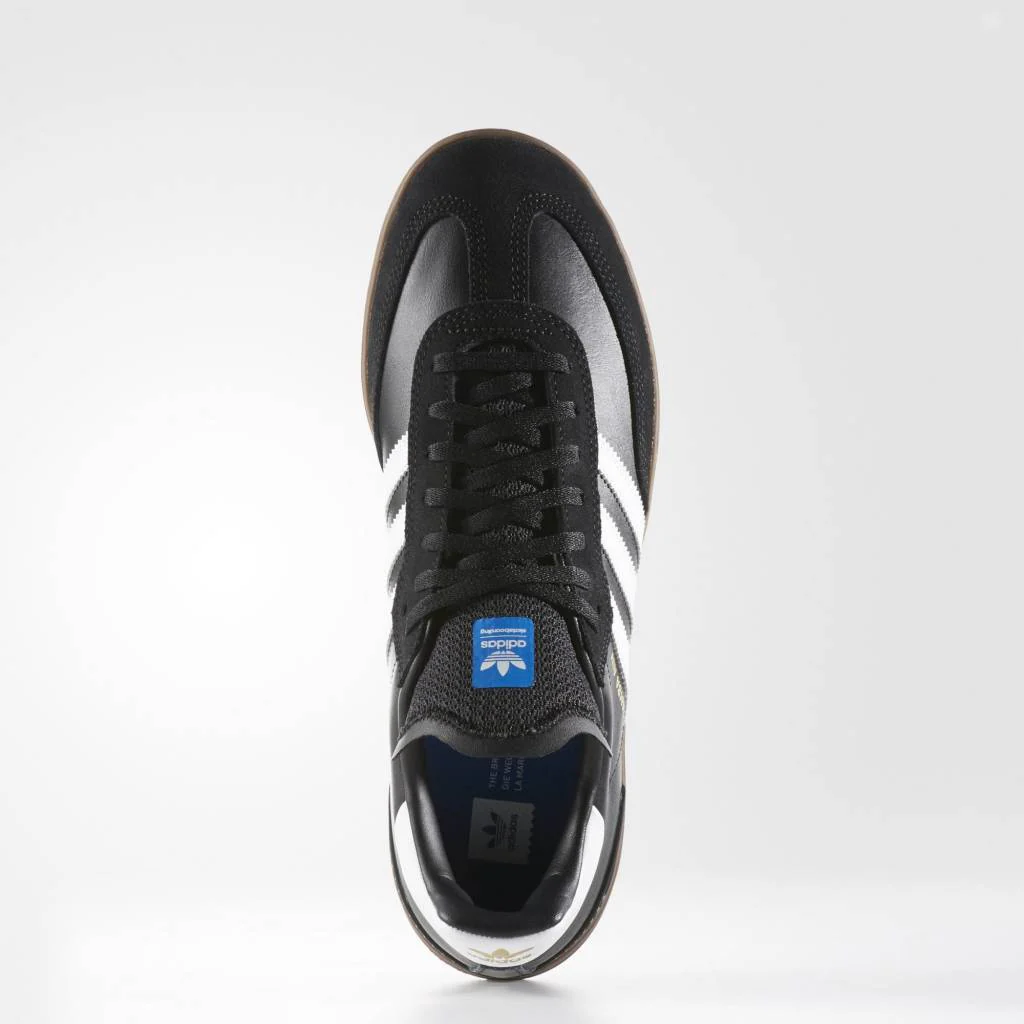 ADIDAS SAMBA ADV BLACK / WHITE / GUM - Image 4