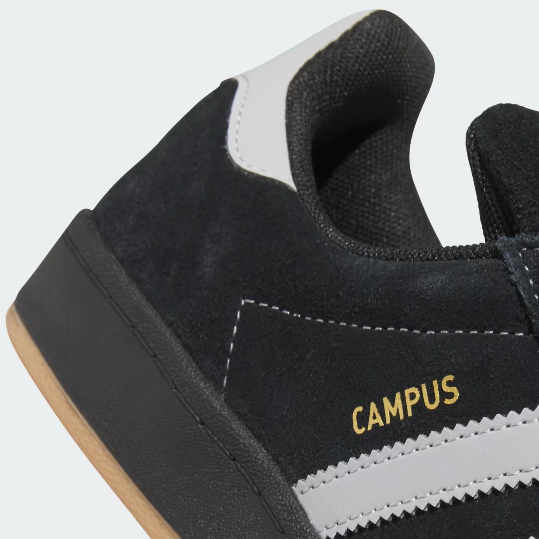 ADIDAS CAMPUS 90S ADV CORE BLACK / GREY TWO / GOLD METALLIC - Image 2