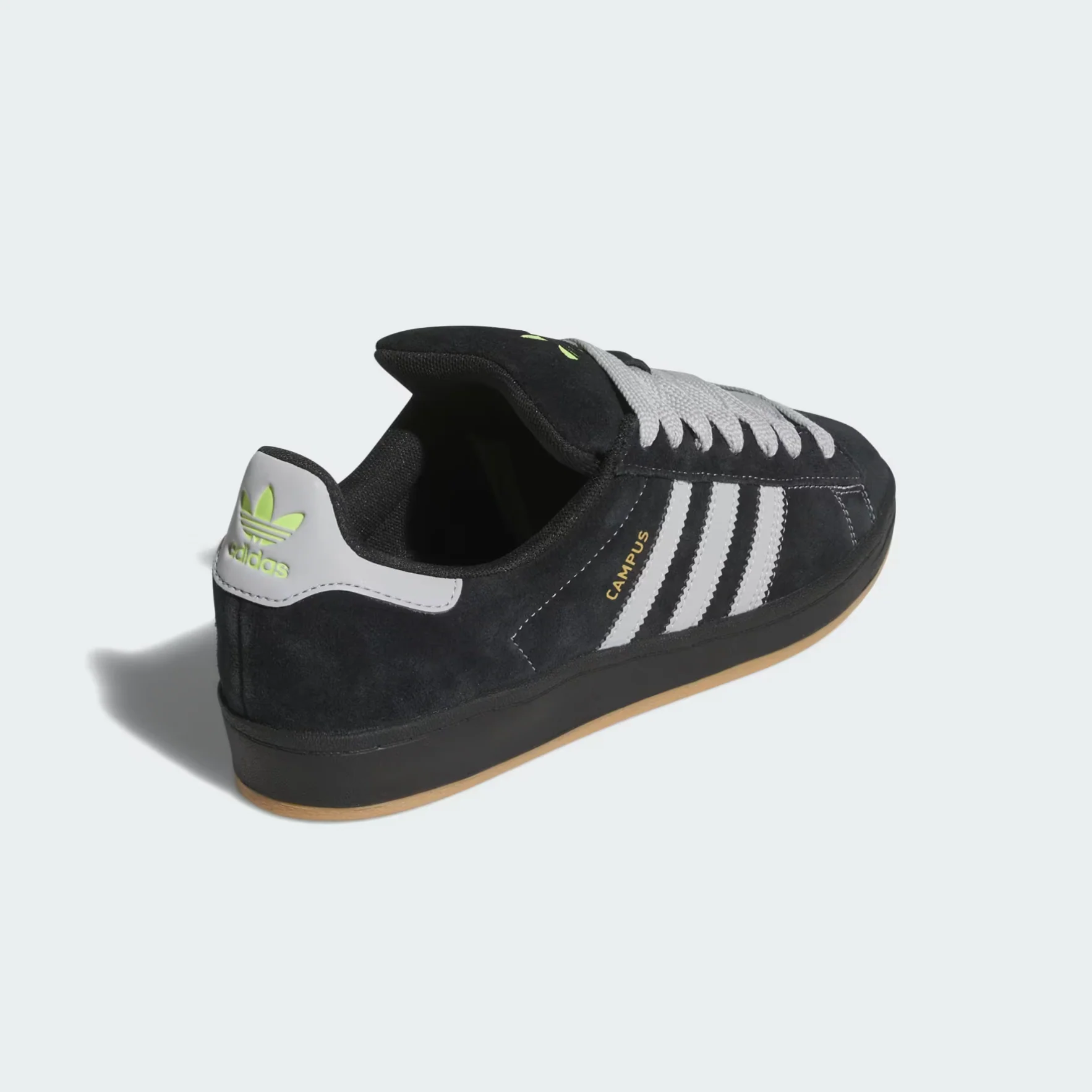 ADIDAS CAMPUS 90S ADV CORE BLACK / GREY TWO / GOLD METALLIC - Image 3
