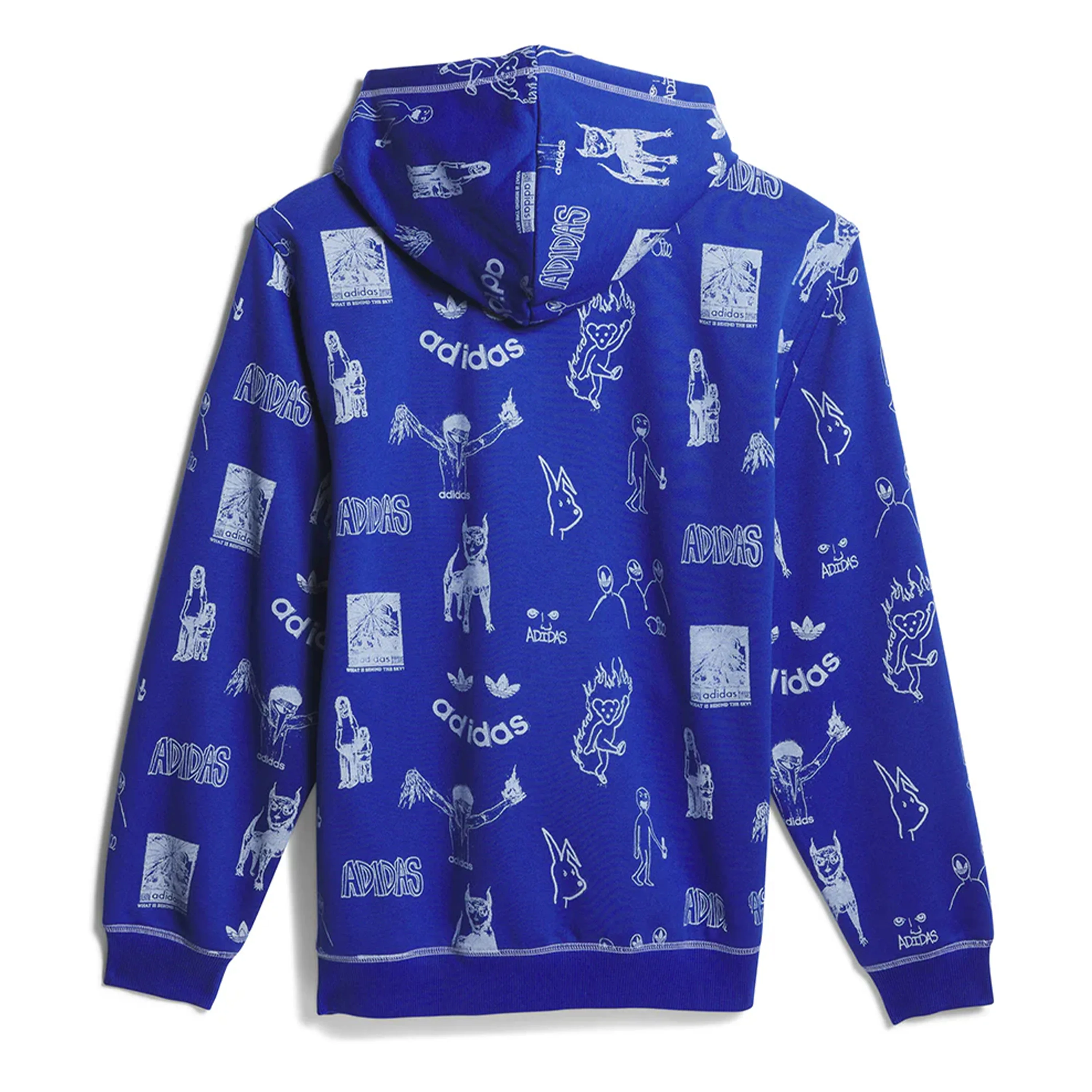 ADIDAS DILL HOODIE ROYAL BLUE - Image 2