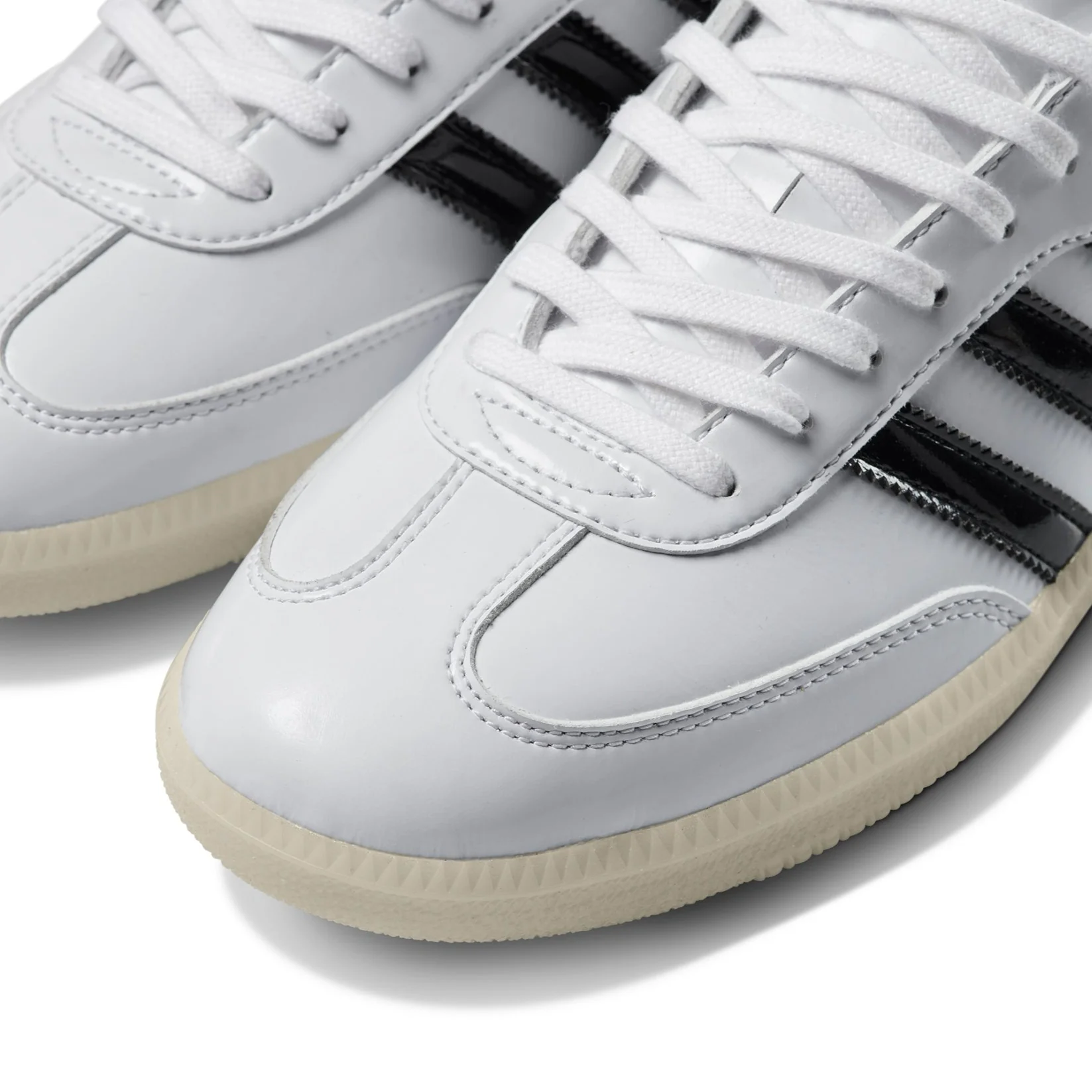 ADIDAS DILL SAMBA PATENT WHITE / BLACK - Image 5