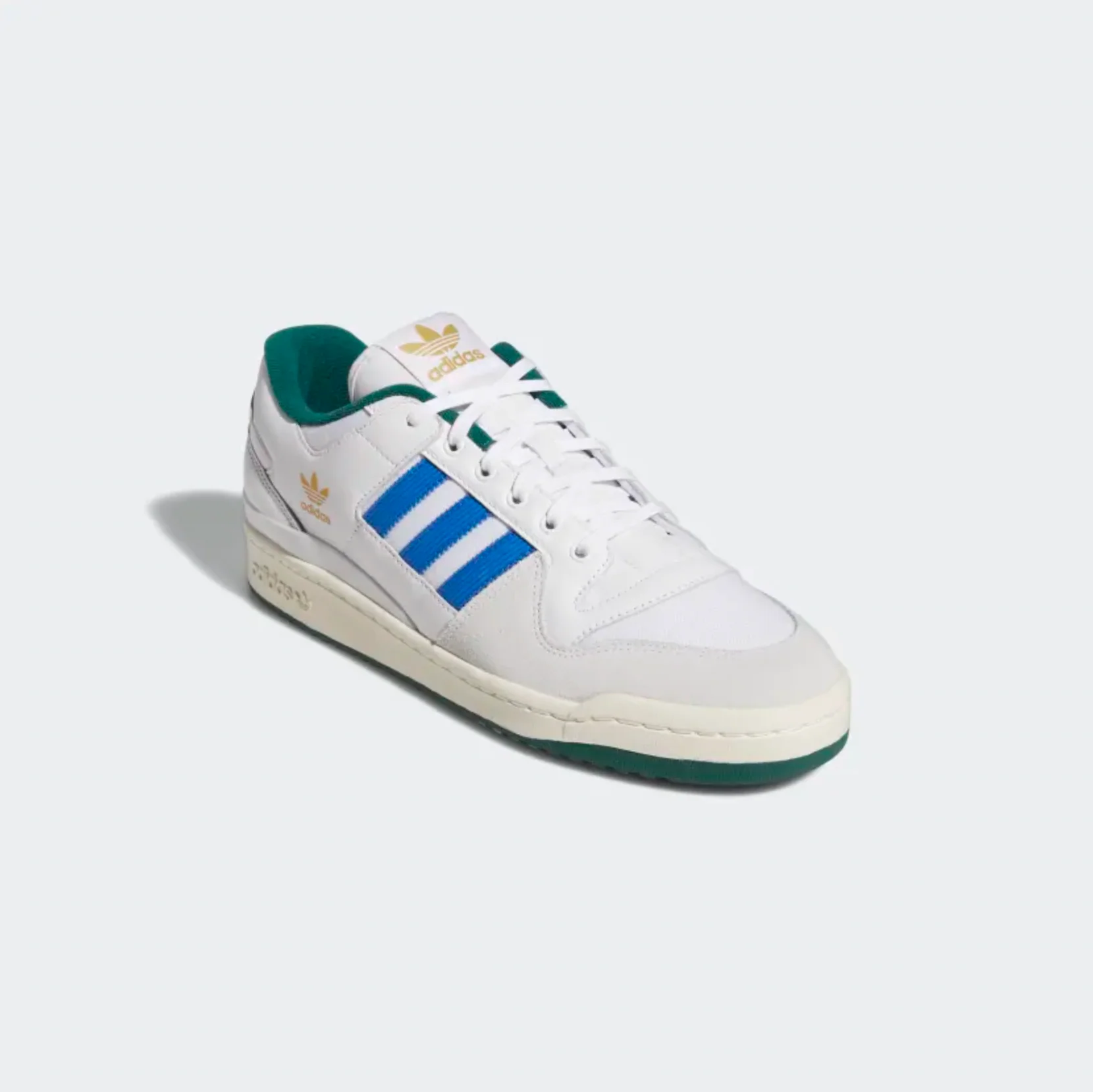 ADIDAS FORUM 84 LOW ADV WHITE/ BLUEBIRD / GREEN - Image 5