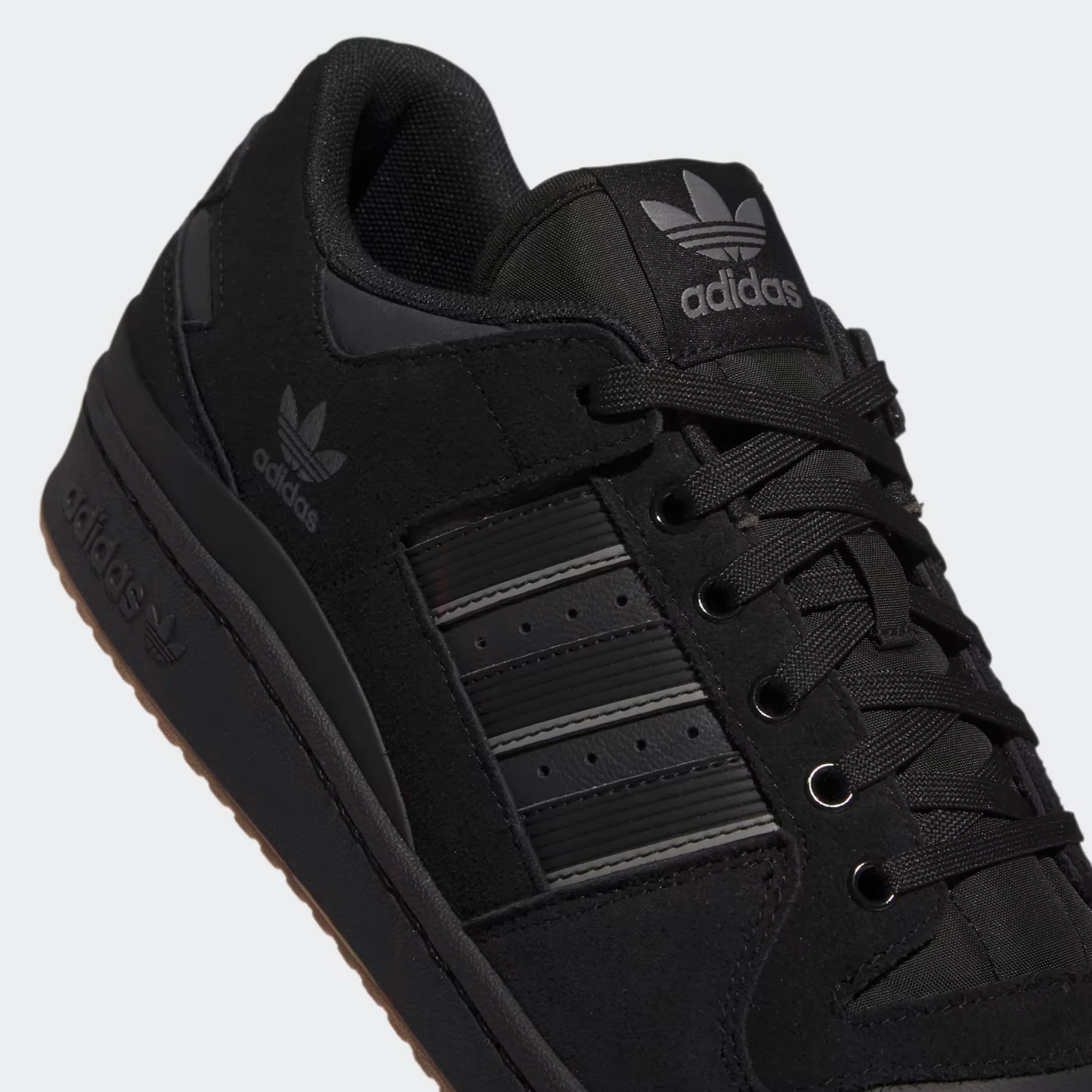 ADIDAS FORUM 84 LOW ADV CORE BLACK / CARBON / GREY THREE - Image 2