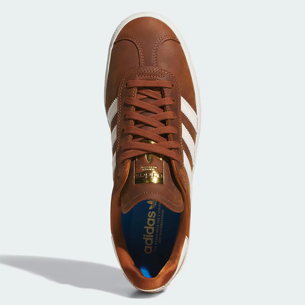 ADIDAS GAZELLE ADV DUSKY BRONZE / CHALK WHITE - Image 4