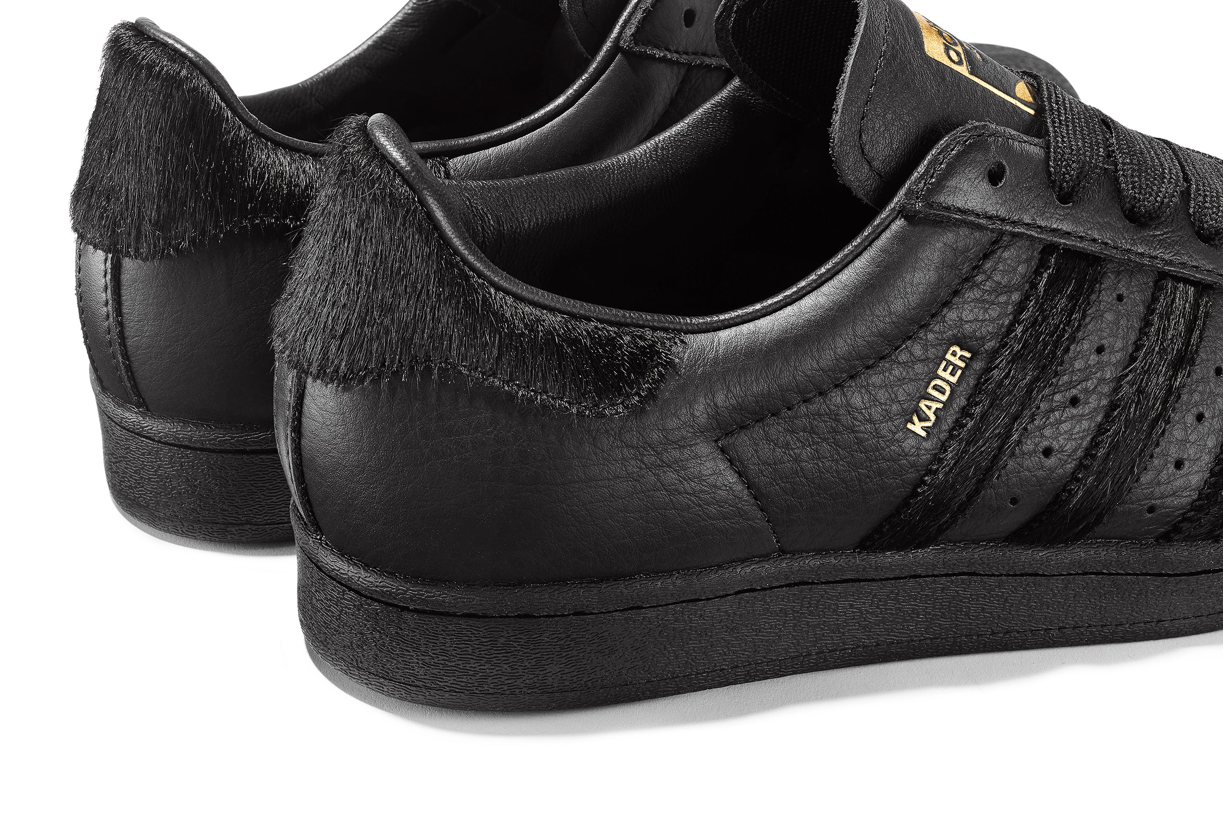 ADIDAS KADER SUPERSTAR CORE BLACK / CORE BLACK - Image 2