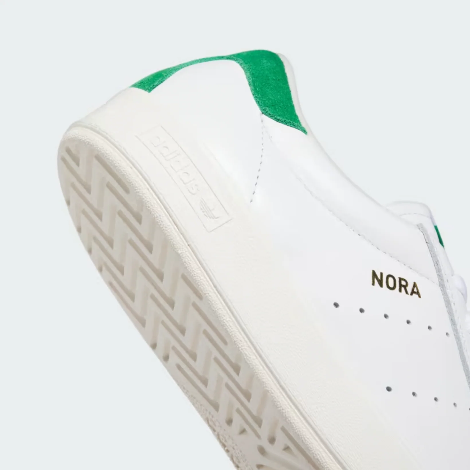 ADIDAS NORA CLOUD WHITE / CHALK WHITE / GREEN - Image 4