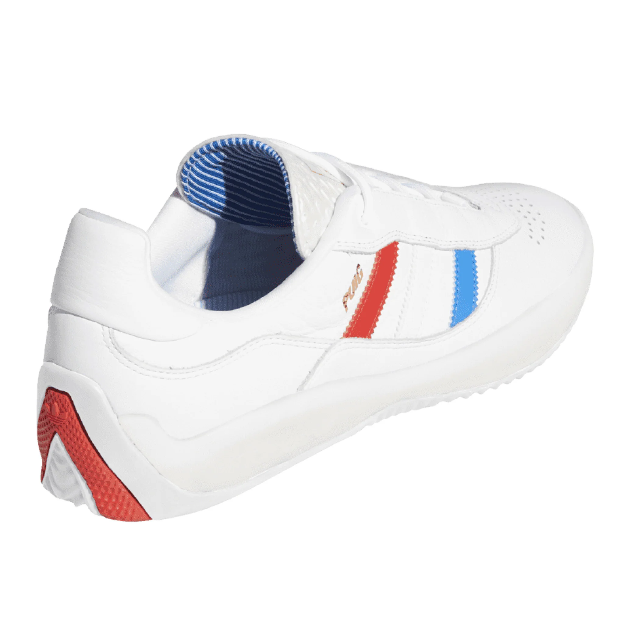 ADIDAS PUIG CORE WHITE / BLUE / RED - Image 2