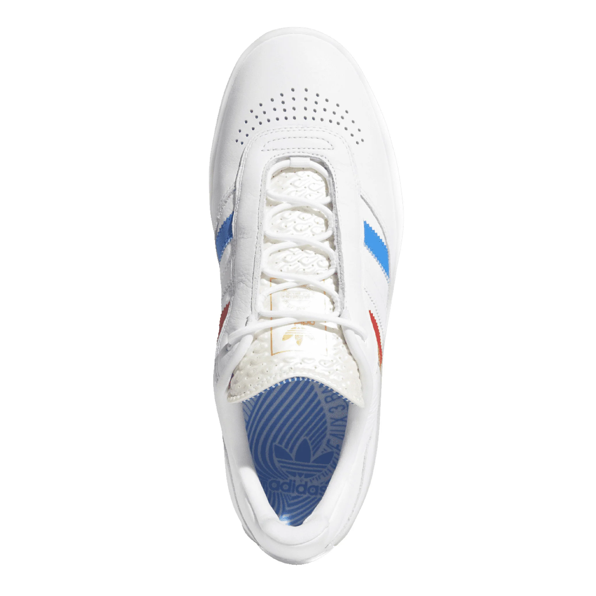 ADIDAS PUIG CORE WHITE / BLUE / RED - Image 4