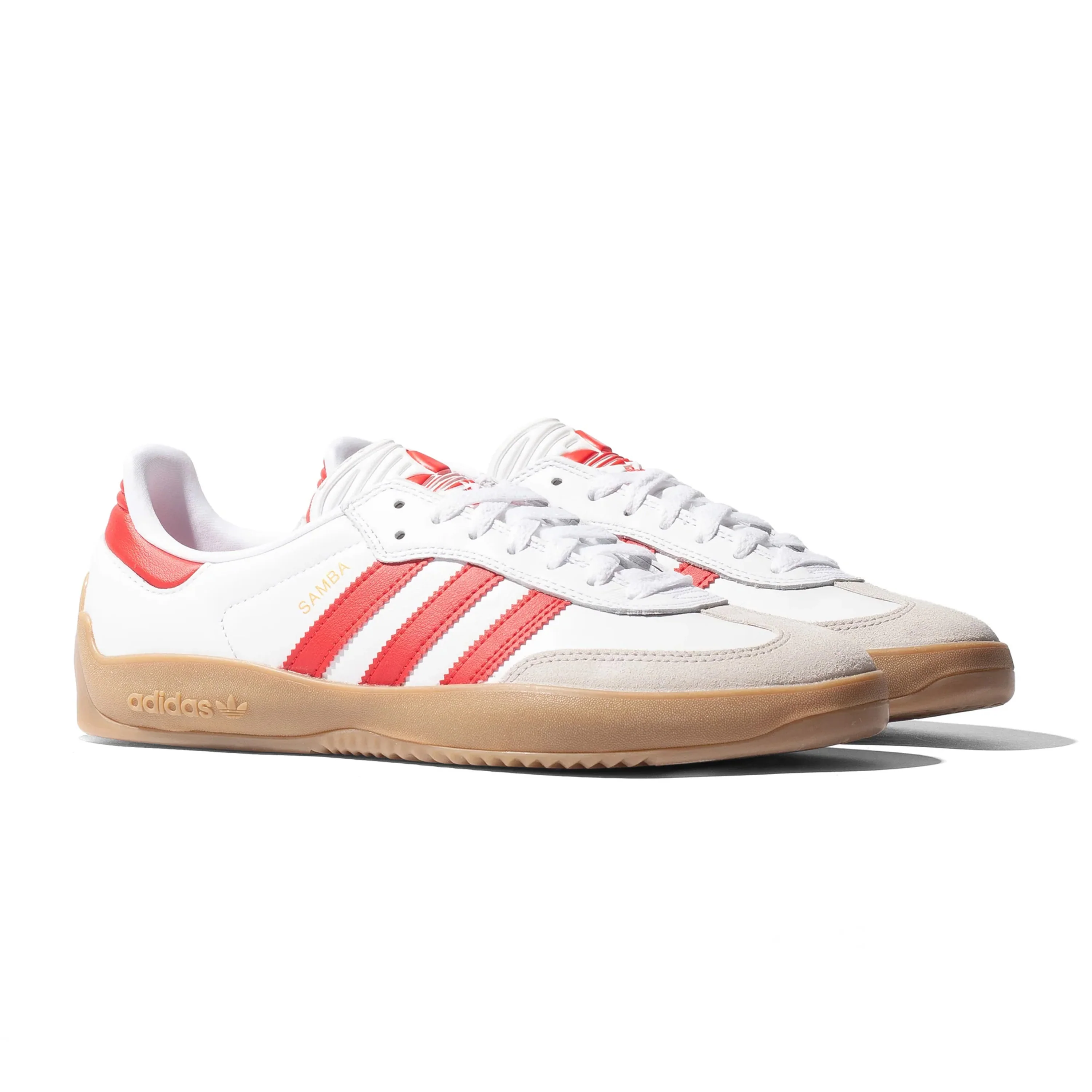 ADIDAS PUIG SAMBA ADV FLAT WHITE / BETTER SCARLET / GUM - Image 2