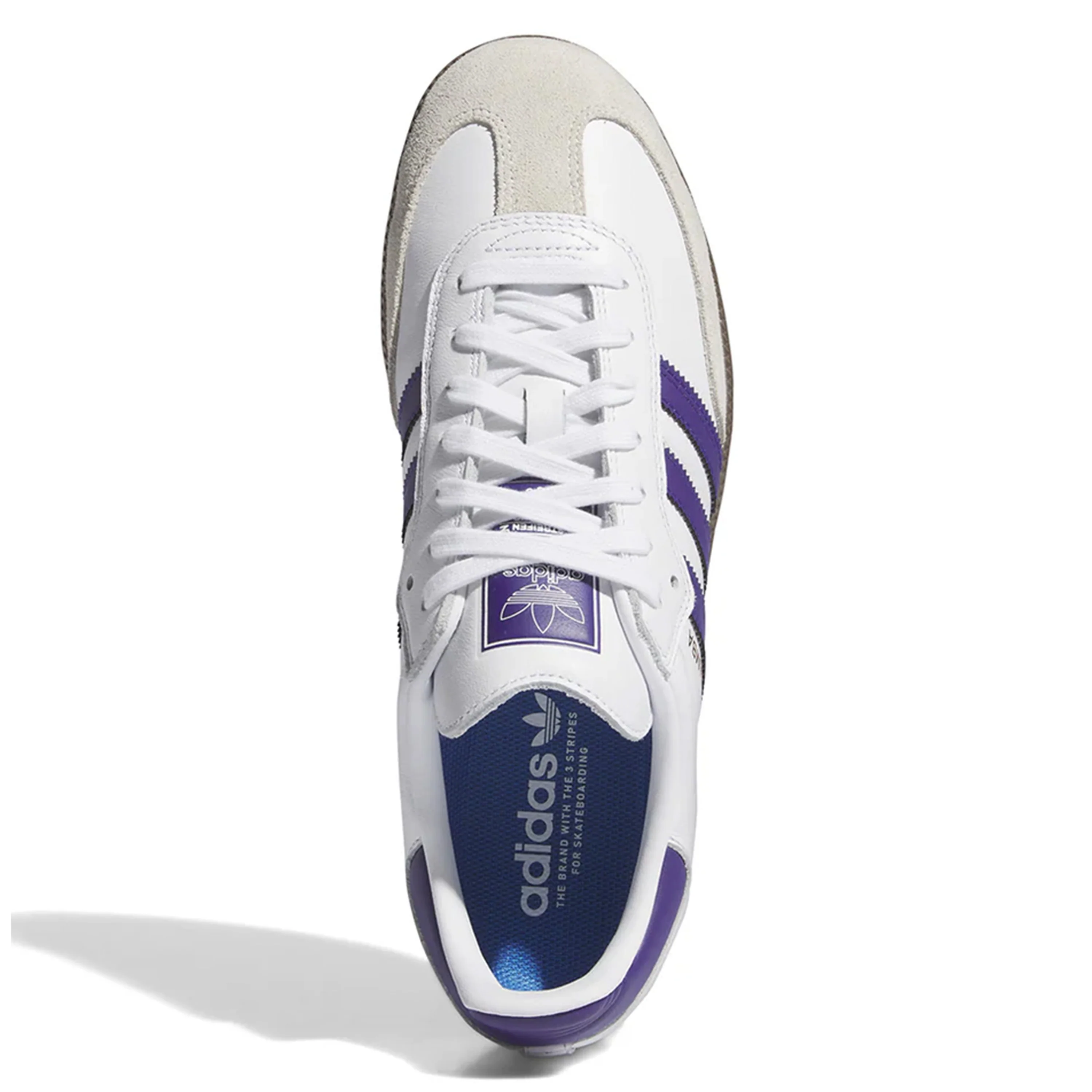ADIDAS SAMBA ADV CLOUD WHITE  / COLLEGIATE PURPLE - Image 2