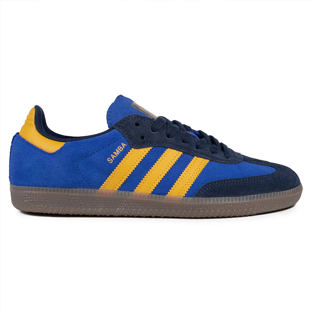 ADIDAS SAMBA ADV COLLEGIATE NAVY/ PRELOVED YELLOW