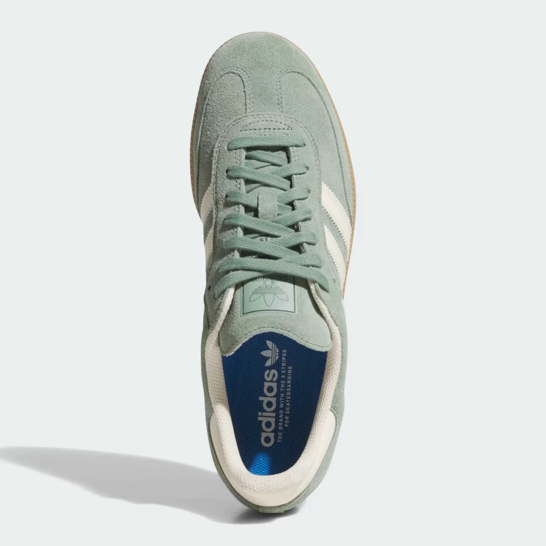 ADIDAS SAMBA ADV SILVER GREEN / WONDER WHITE - Image 4