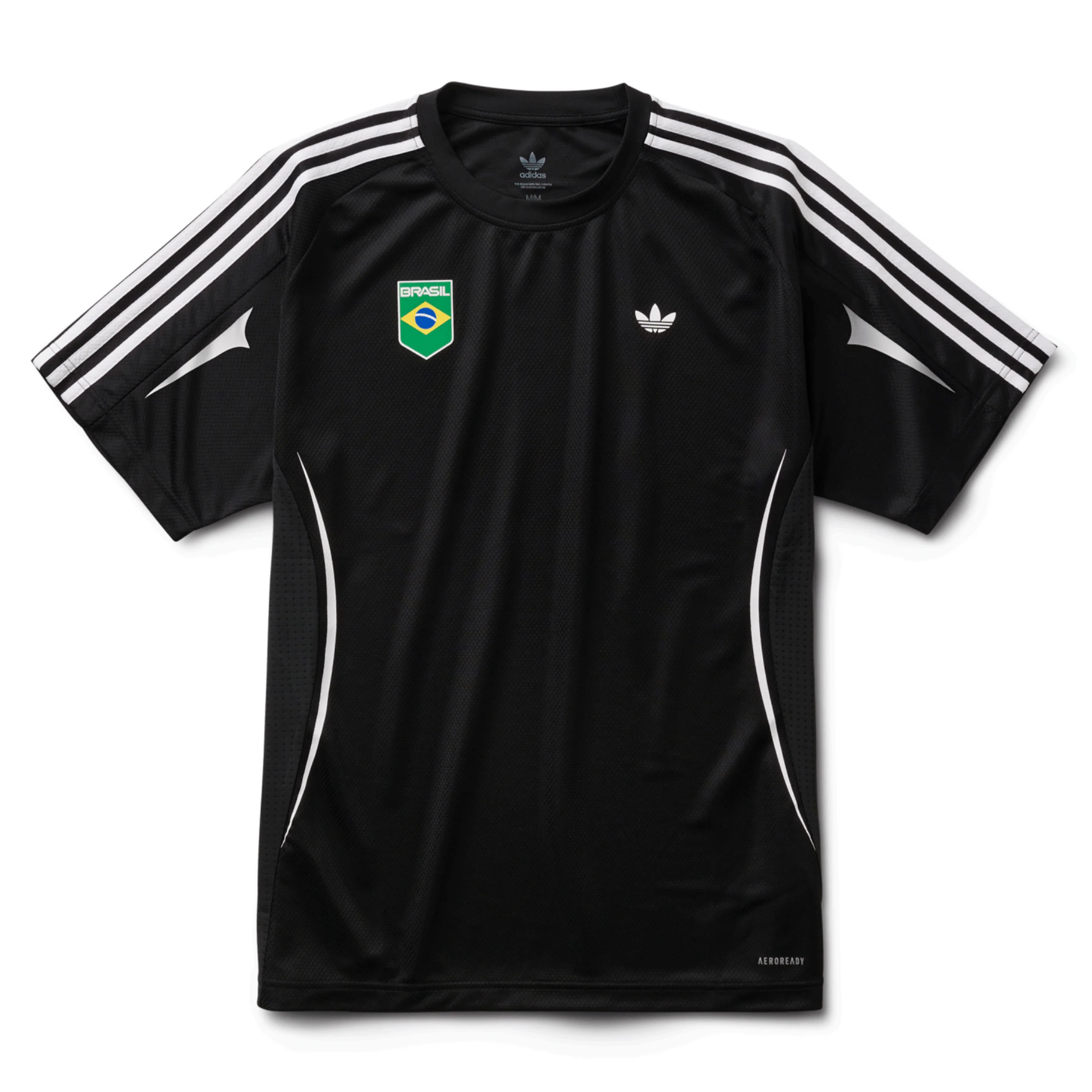 ADIDAS SKATEBOARDING BRASIL AEROREADY JERSEY BLACK