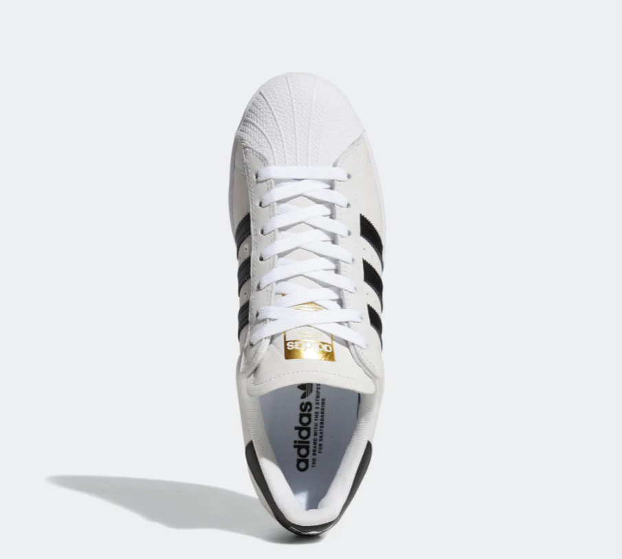 ADIDAS SUPERSTAR ADV CLOUD WHITE / BLACK - Image 3