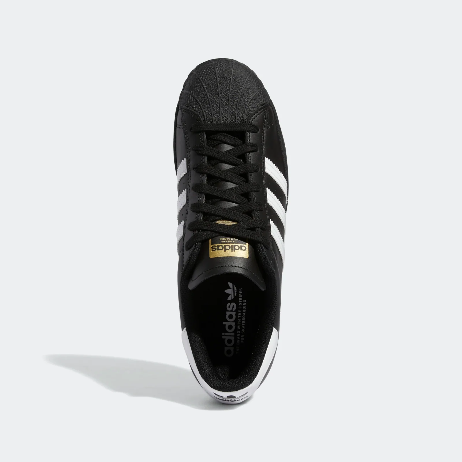ADIDAS SUPERSTAR ADV CORE BLACK / FLAT WHITE - Image 2