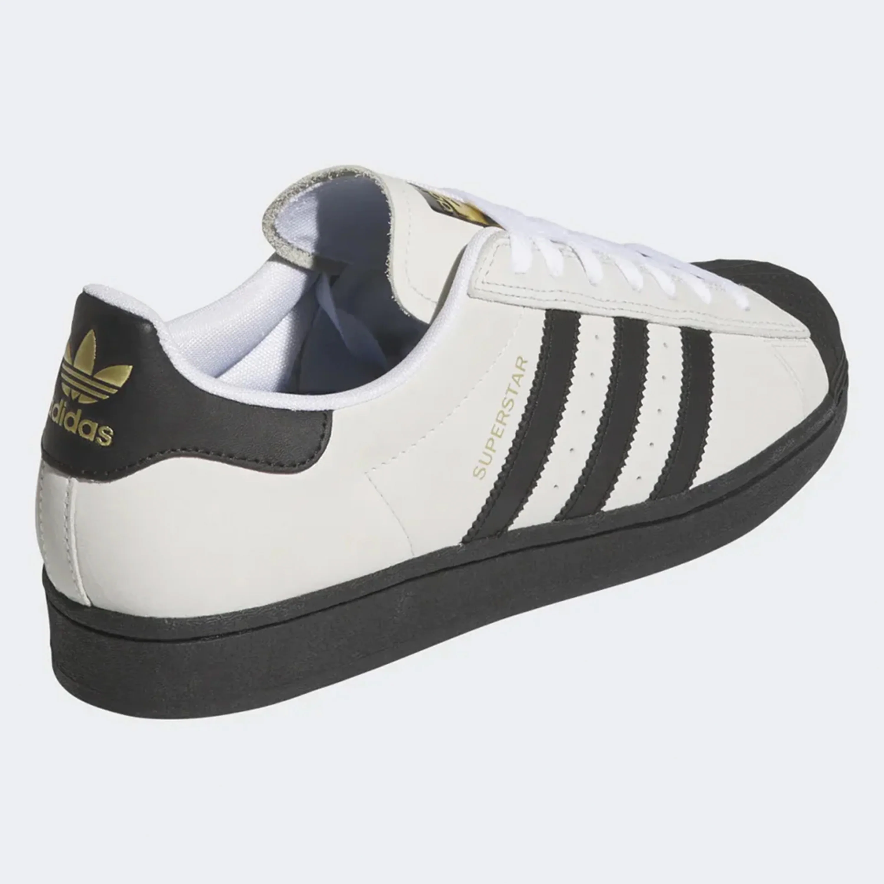 ADIDAS SUPERSTAR ADV CRYSTAL WHITE / CORE BLACK - Image 3