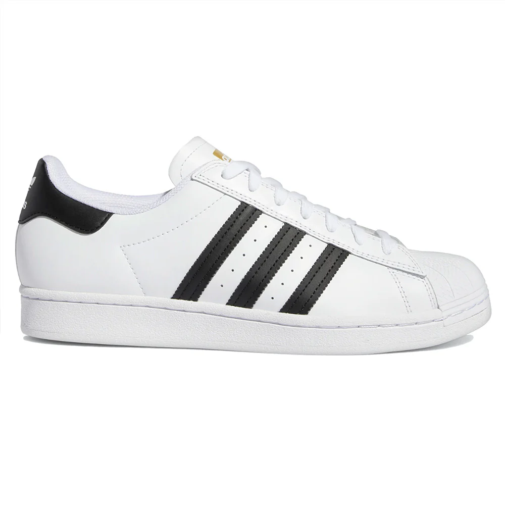 ADIDAS SUPERSTAR ADV FLAT WHITE / CORE BLACK