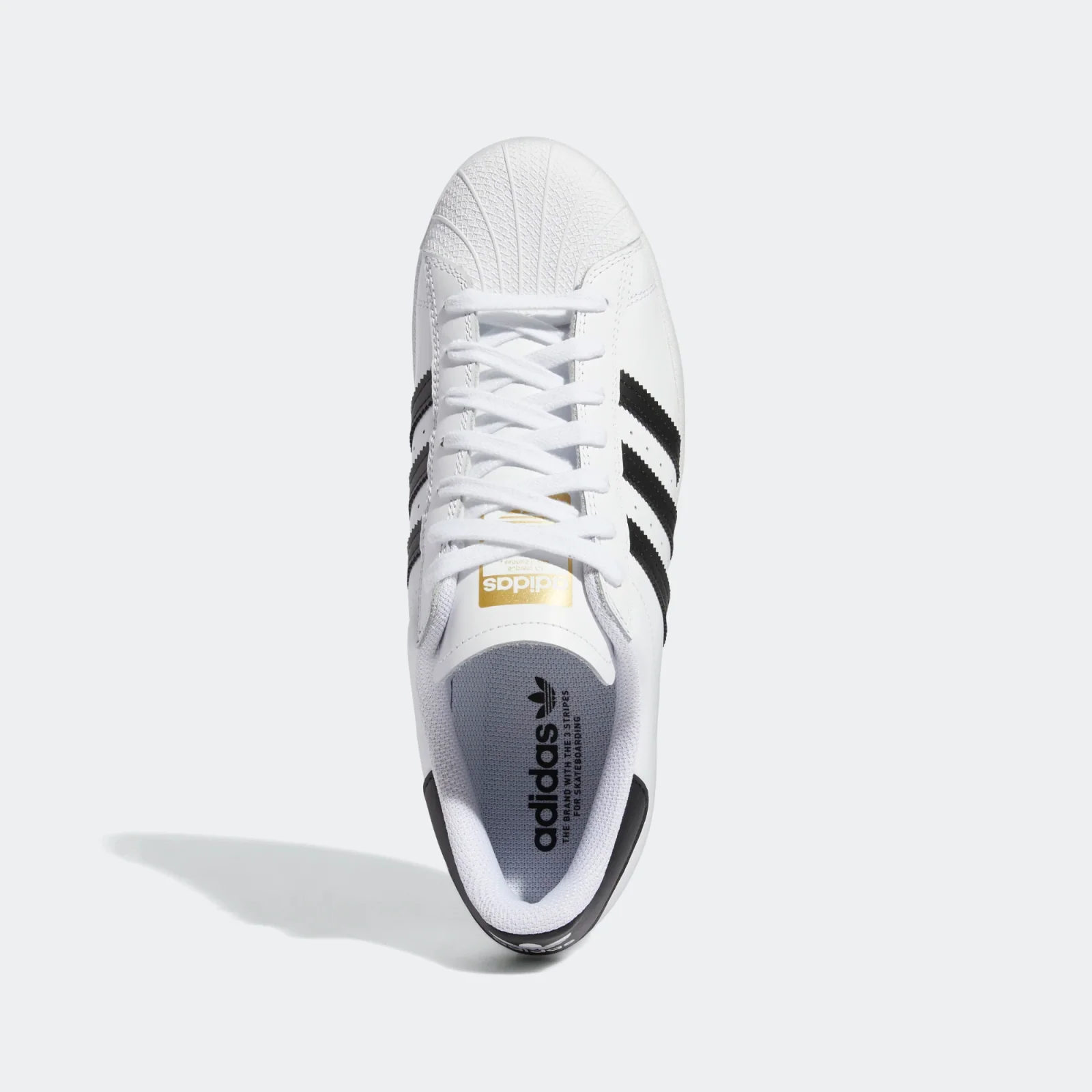 ADIDAS SUPERSTAR ADV FLAT WHITE / CORE BLACK - Image 3