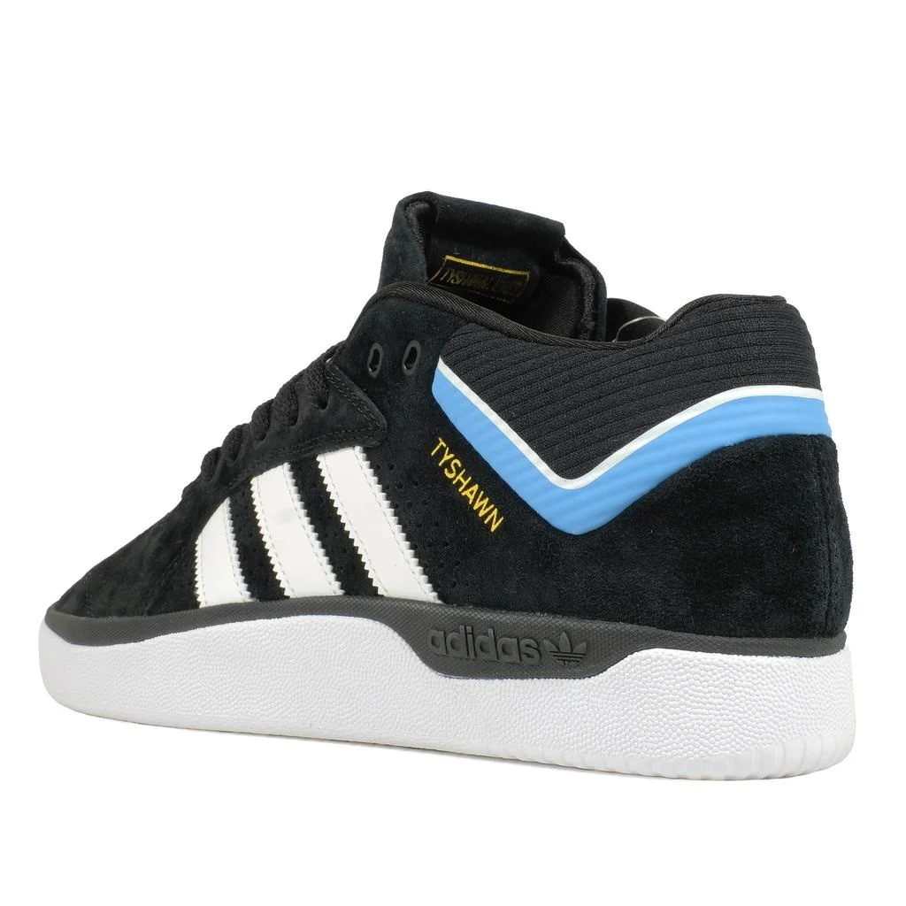 ADIDAS TYSHAWN BLACK / WHITE / LIGHT BLUE - Image 2