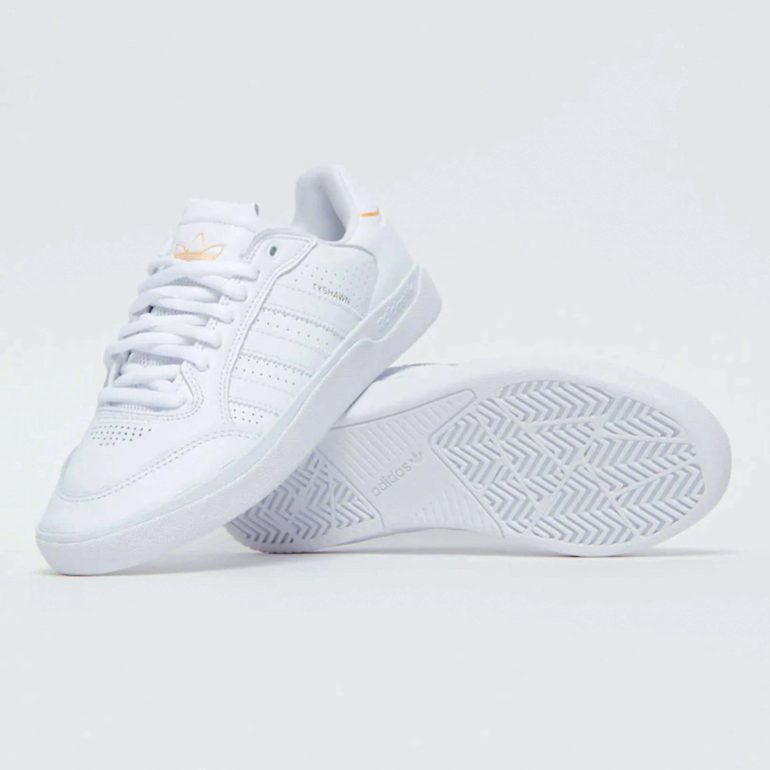 ADIDAS TYSHAWN LOW WHITE / WHITE / GOLD - Image 2