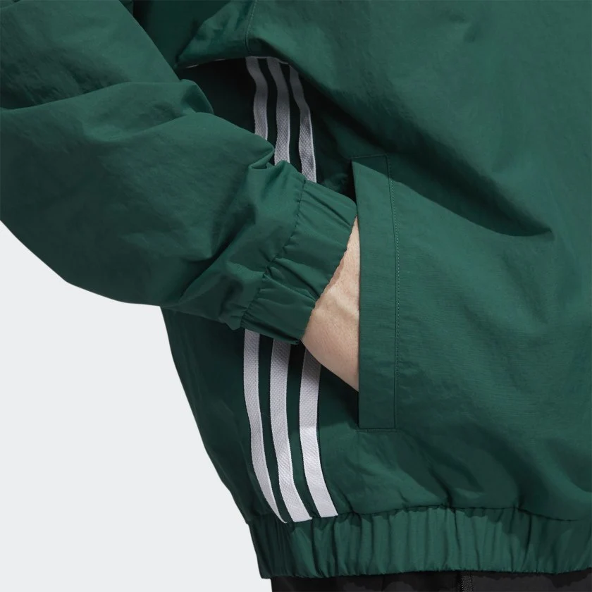 ADIDAS WIND PULLOVER COLLEGIATE GREEN / WHITE - Image 3