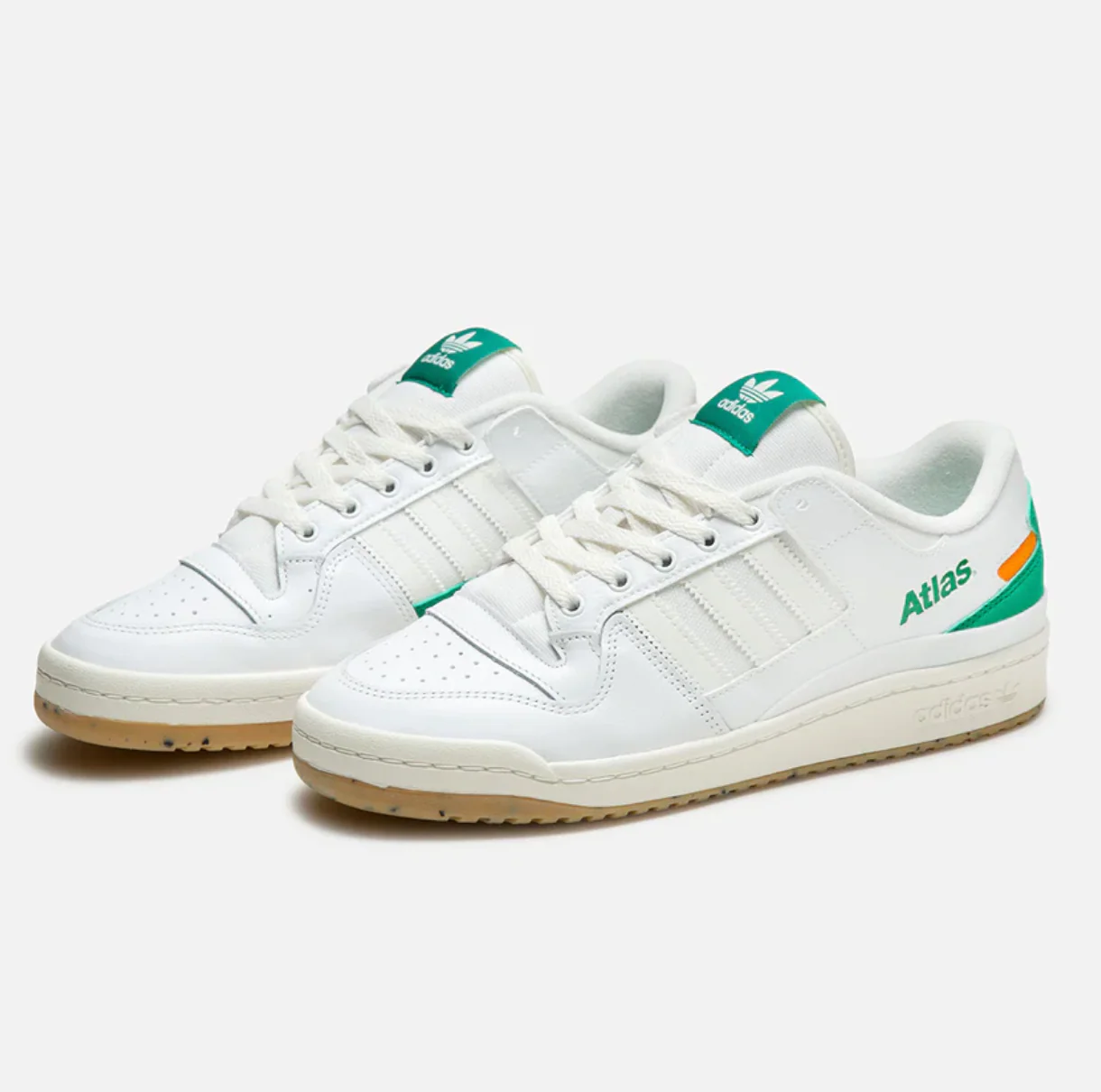 ADIDAS X ATLAS FORUM 84 LOW ADV WHITE / COURT GREEN - Image 3