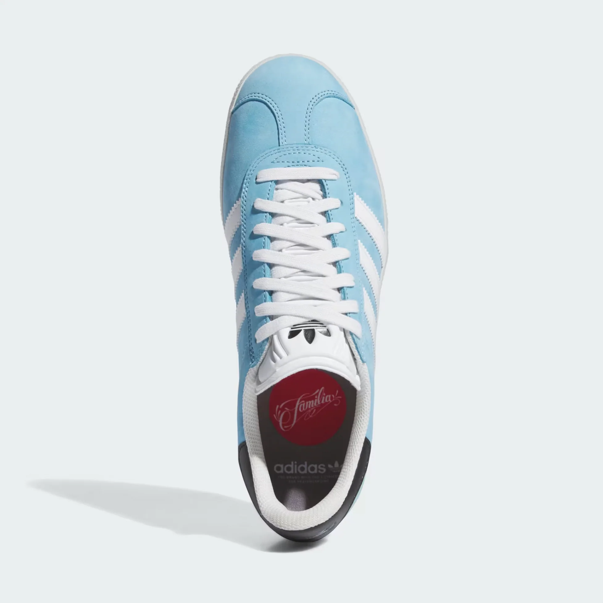 ADIDAS X MNUFC X FAMILIA GAZELLE ADV CRYSTAL WHITE / CORE BLACK / BETTER SCARLET - Image 7