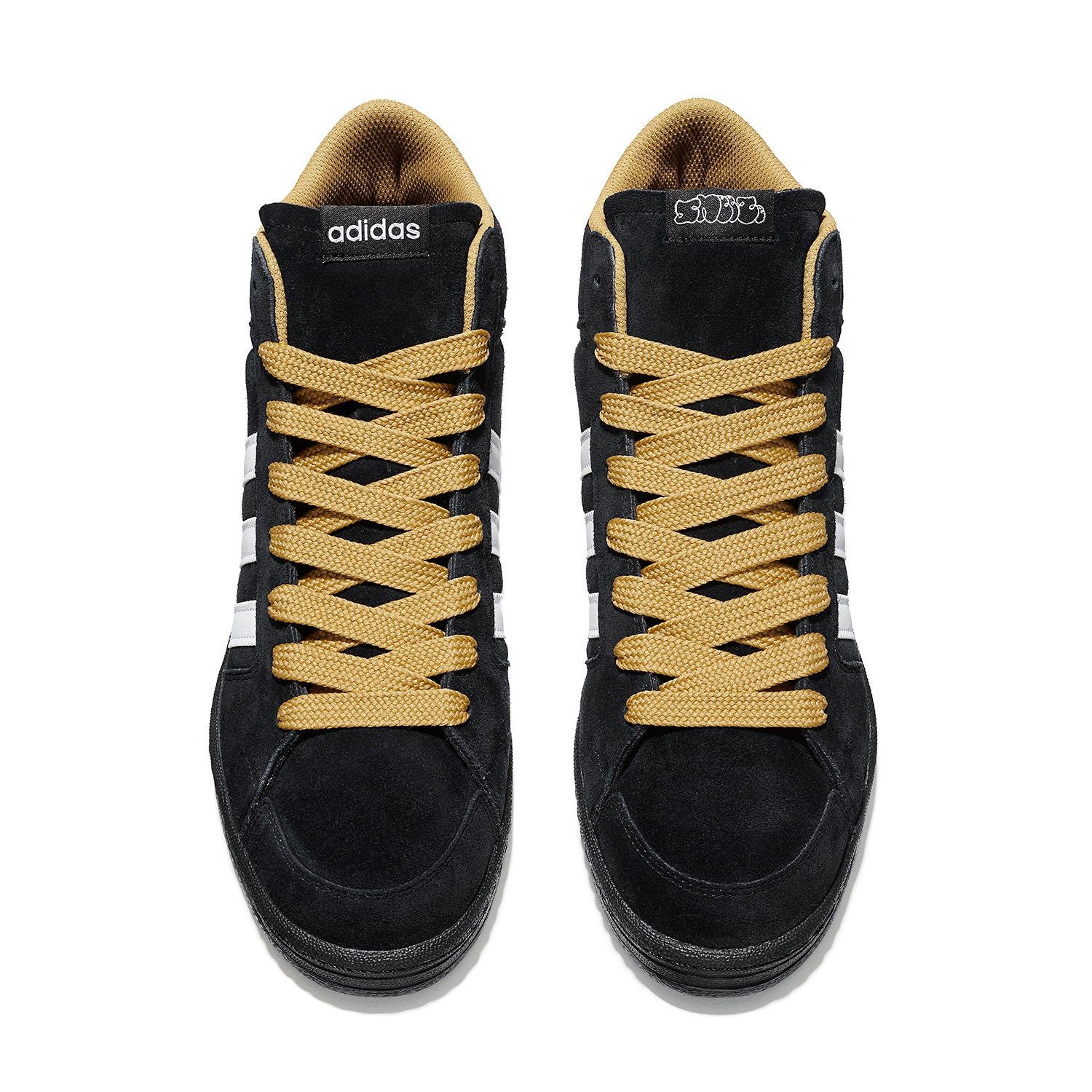 ADIDAS X SNEEZE SUPERSKATE CORE BLACK / FTWR WHITE / GOLDEN BEIGE - Image 3