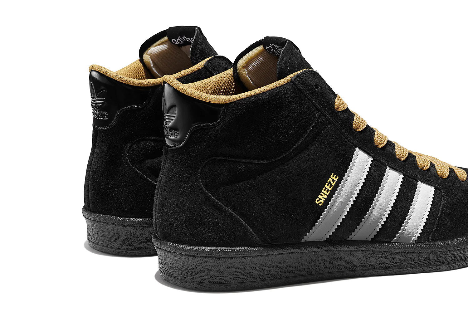 ADIDAS X SNEEZE SUPERSKATE CORE BLACK / FTWR WHITE / GOLDEN BEIGE - Image 6