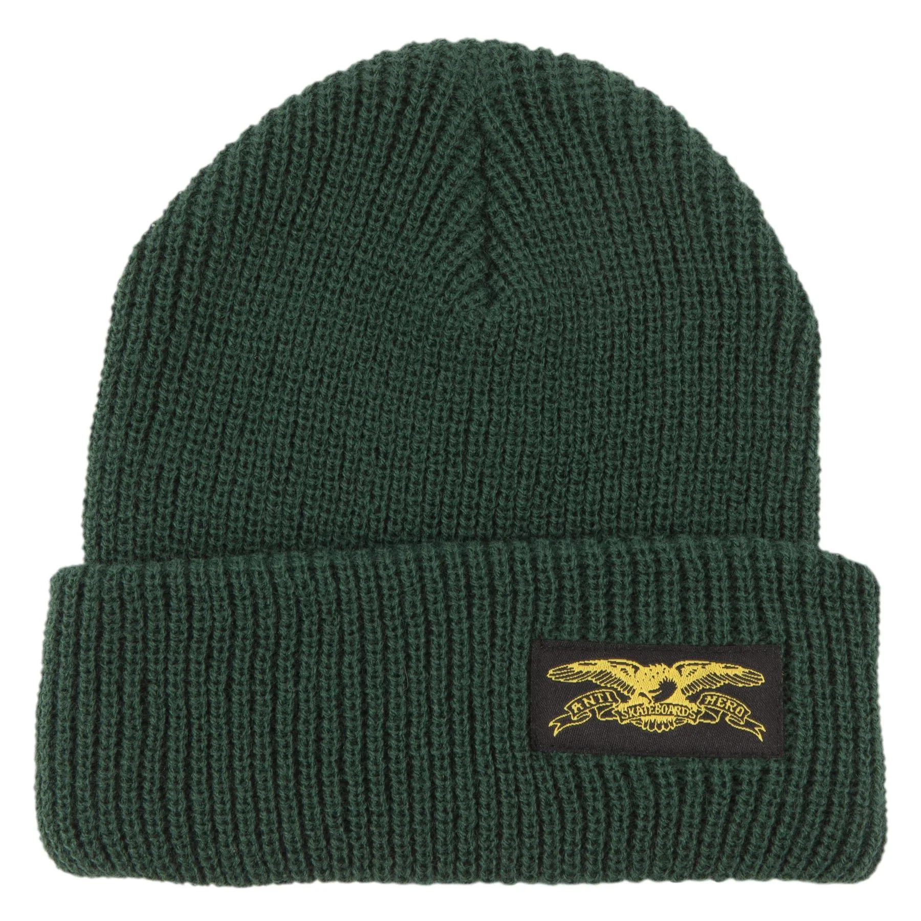 ANTI HERO STOCK EAGLE LABEL BEANIE DARK GREEN