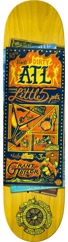 ANTIHERO TAYLOR 8.25 MAPS TO SKATER HOMES