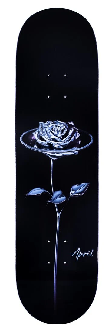 APRIL CHROME ROSE 8.25 BLACK