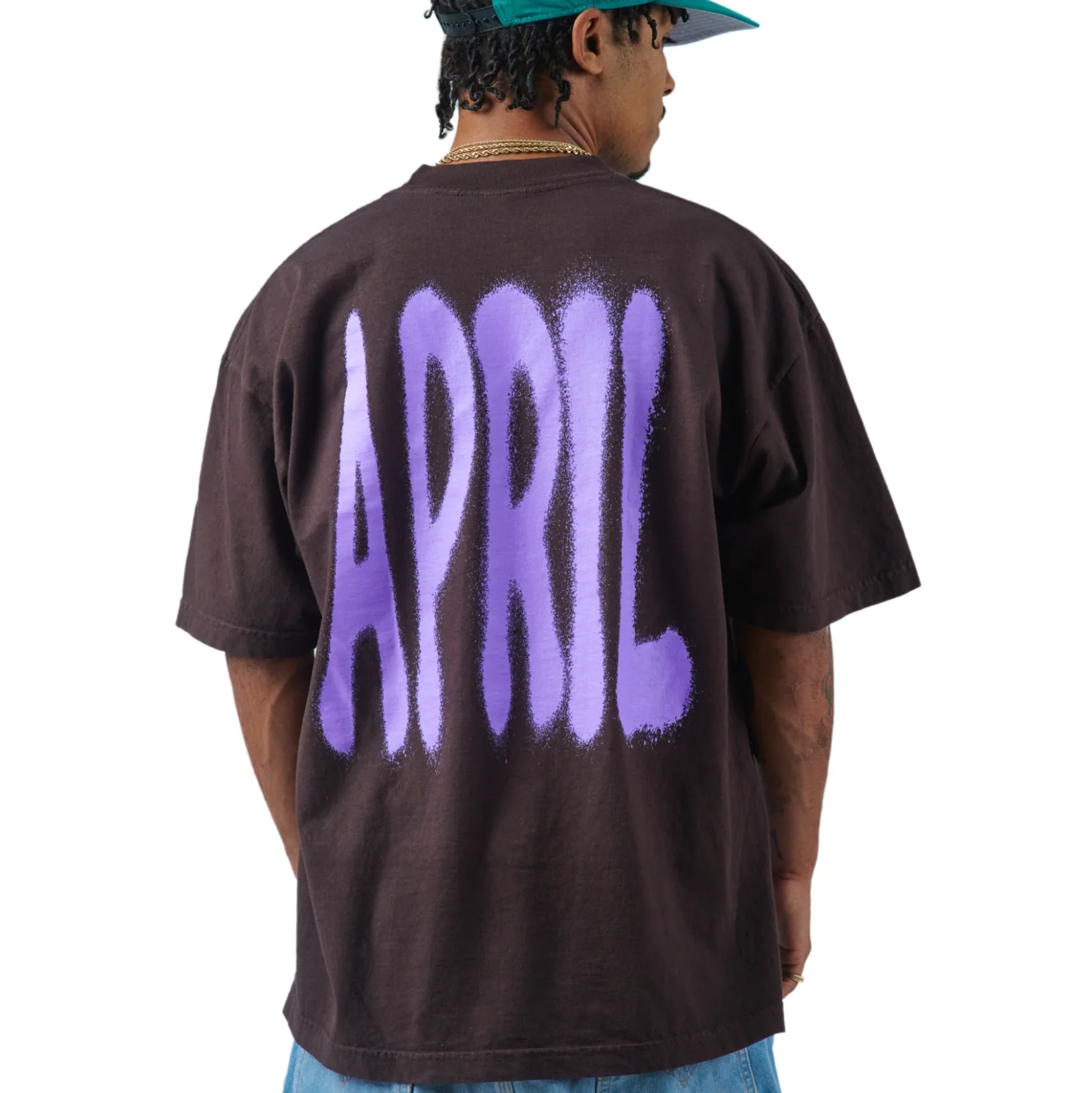APRIL SPRAY TEE CHOCOLATE - Image 3