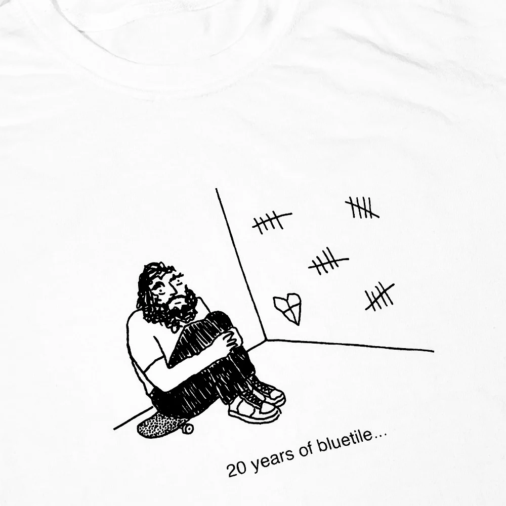 BLUETILE 20 YEARS SAVA TEE WHITE - Image 2