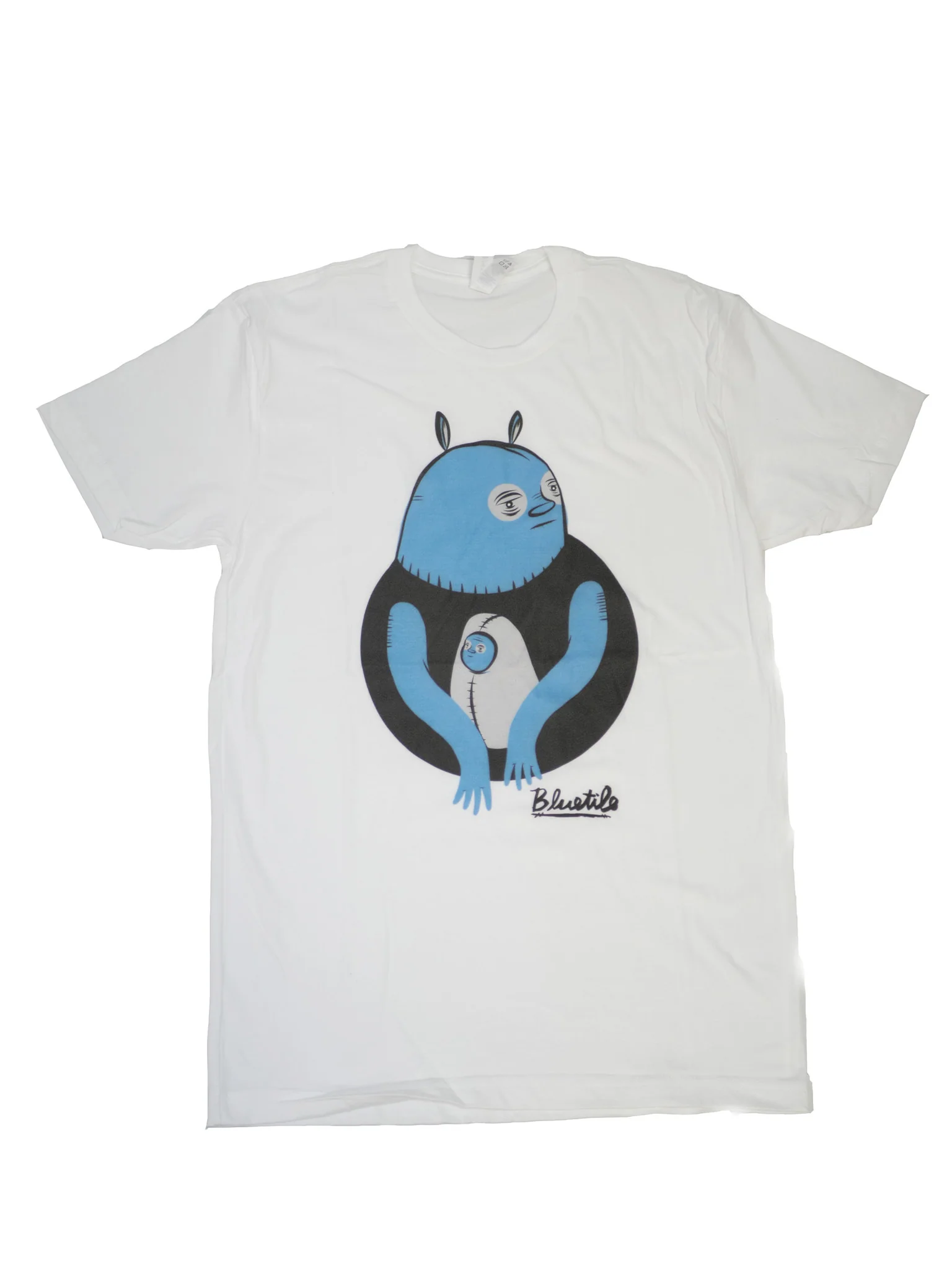 BLUETILE BABY BLUE T-SHIRT WHITE