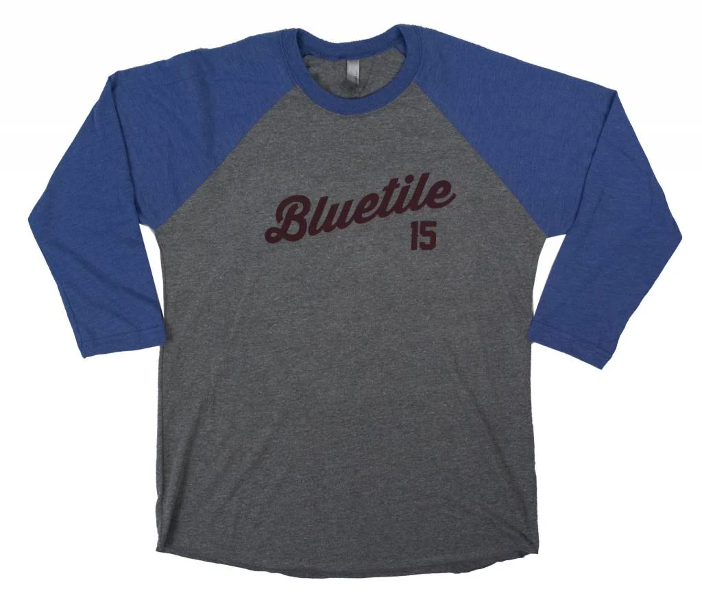 BLUETILE 15 YEARS RAGLAN ROYAL / GREY