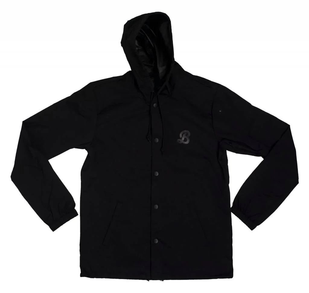 BLUETILE ALL THE BEST COACHES JACKET BLACK / BLACK - Image 2