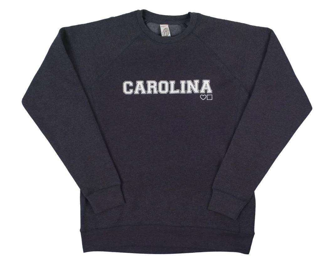 BLUETILE CAROLINA LOVEBLUETILE CREWNECK VINTAGE NAVY