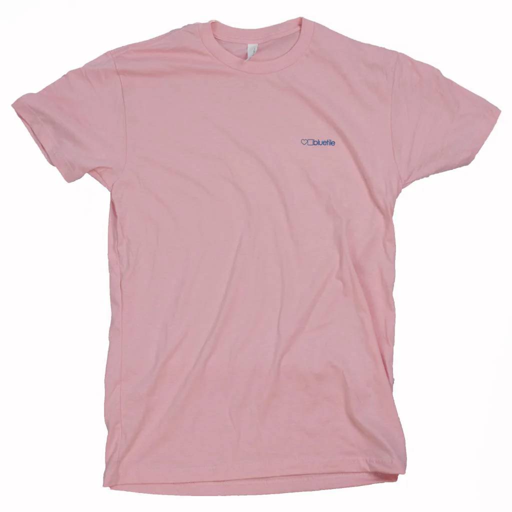 BLUETILE NO POCKET T-SHIRT PINK / BLUE