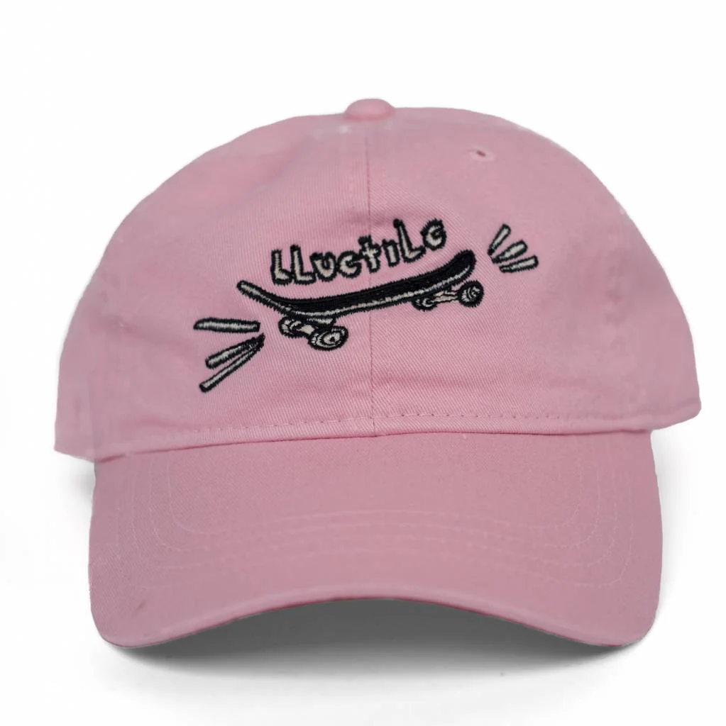 BLUETILE "SKATE BORED" DAD HAT PINK