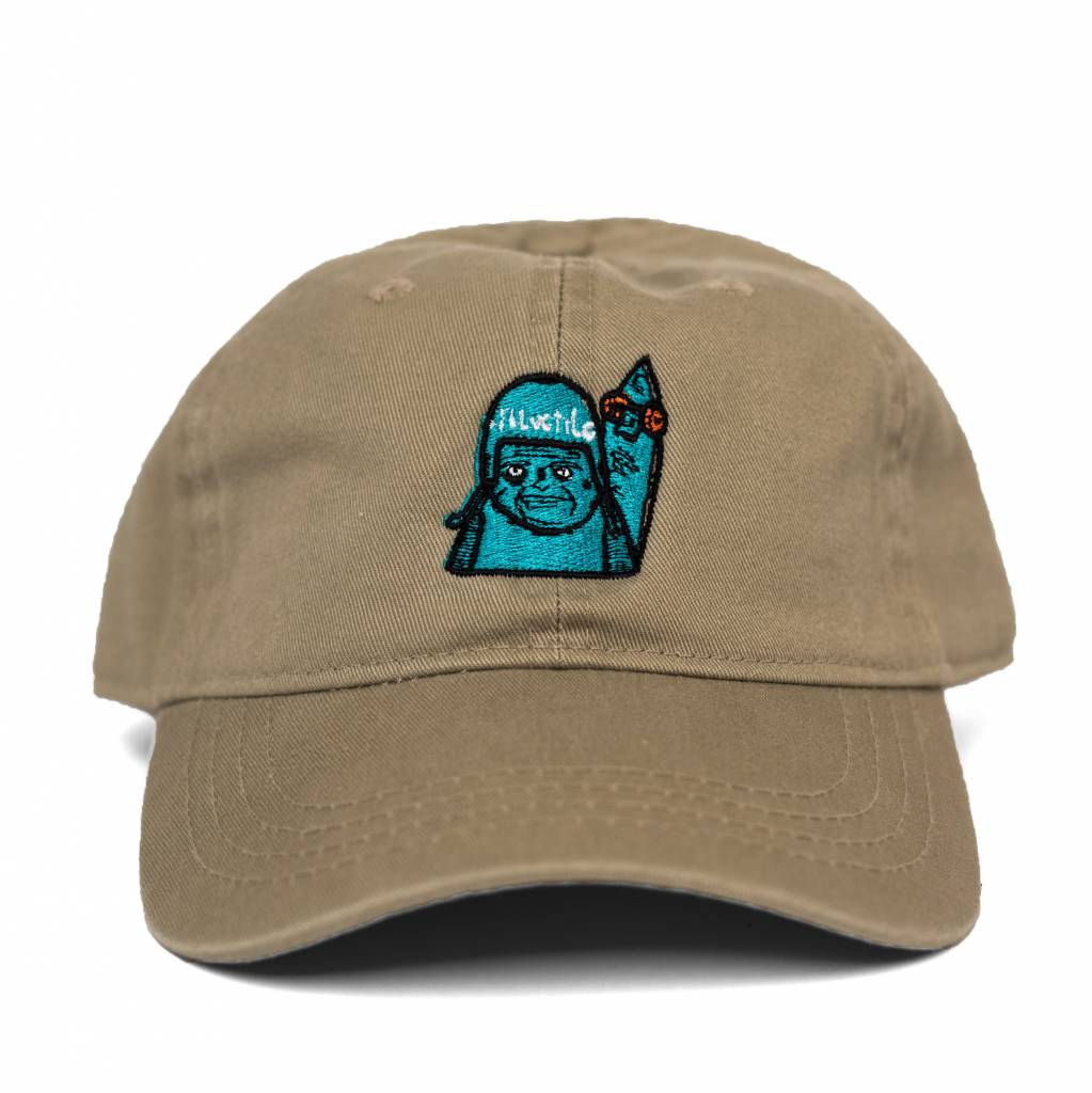 BLUETILE "SKATE GRUMP" DAD HAT KHAKI