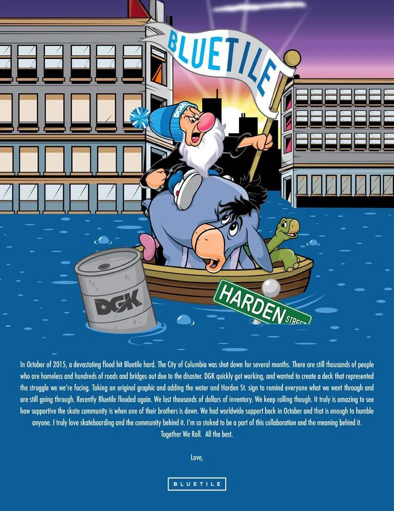 BLUETILE X DGK "TOGETHER WE ROLL" DECK - Image 2