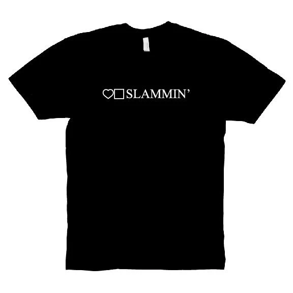 BLUETILE X SLAMMIN LOVESLAMMIN T-SHIRT BLACK