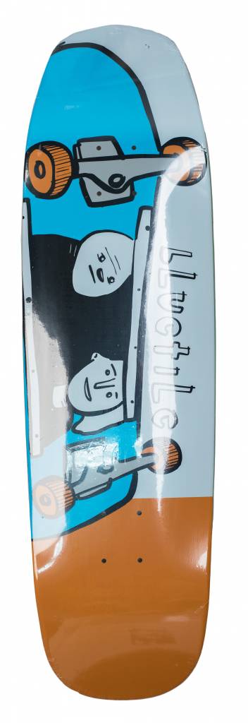 BLUETILE X STREET CANOE SKATE BORED SHOVELNOSE 9.0