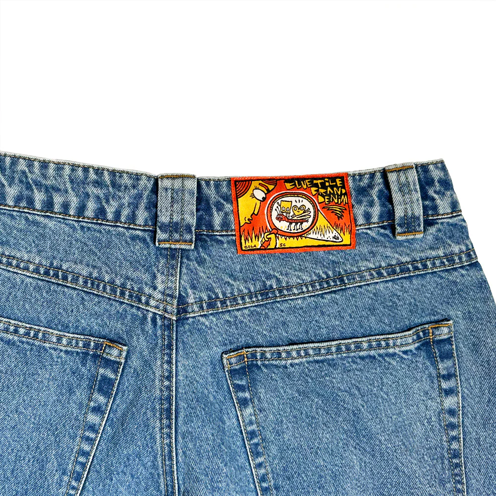 BLUETILE BRAND DENIM RUTLEDGE PANT LIGHT BLUE - Image 4
