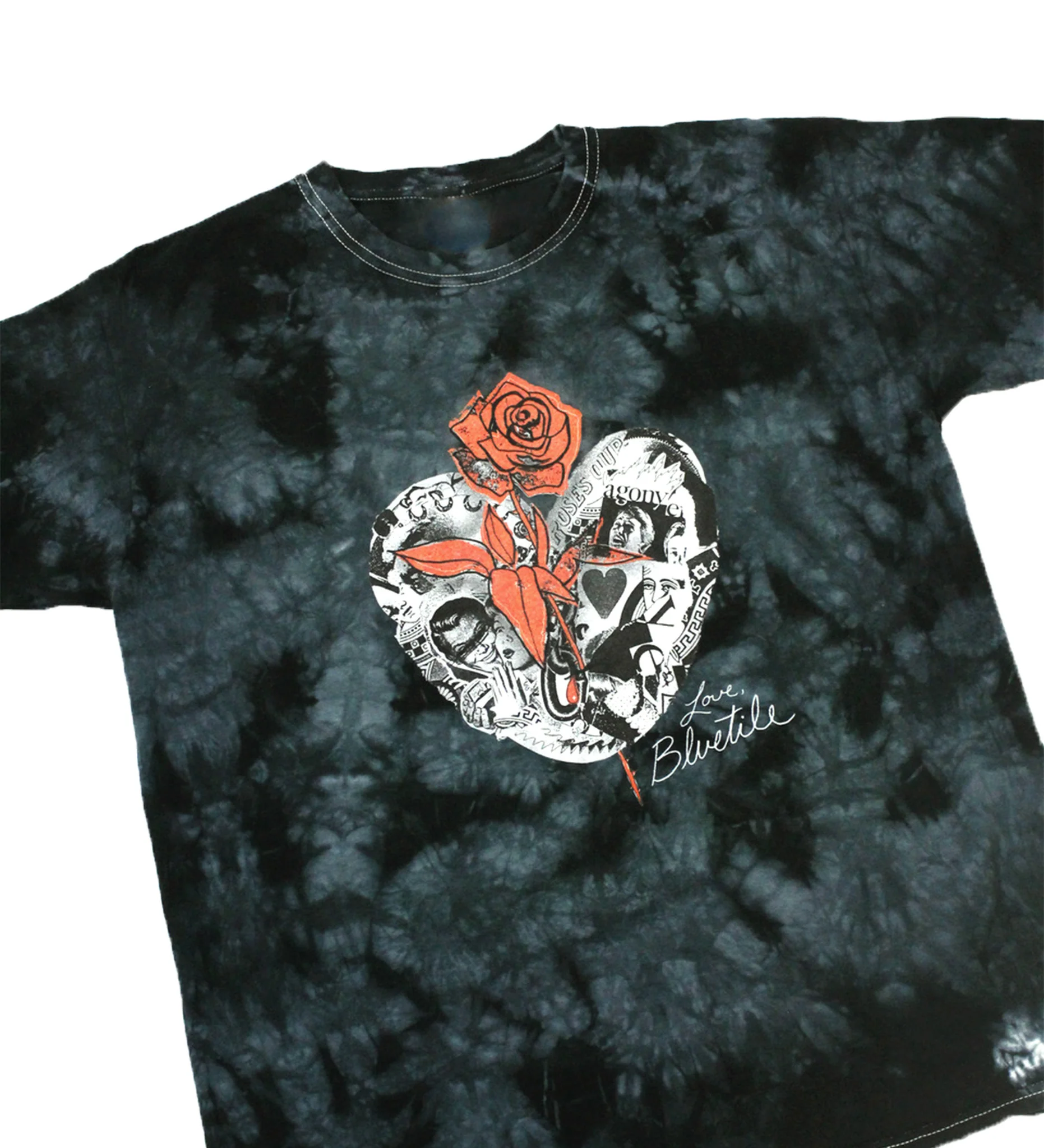 BLUETILE COLLAGE HEART T-SHIRT TIE DYE - Image 2
