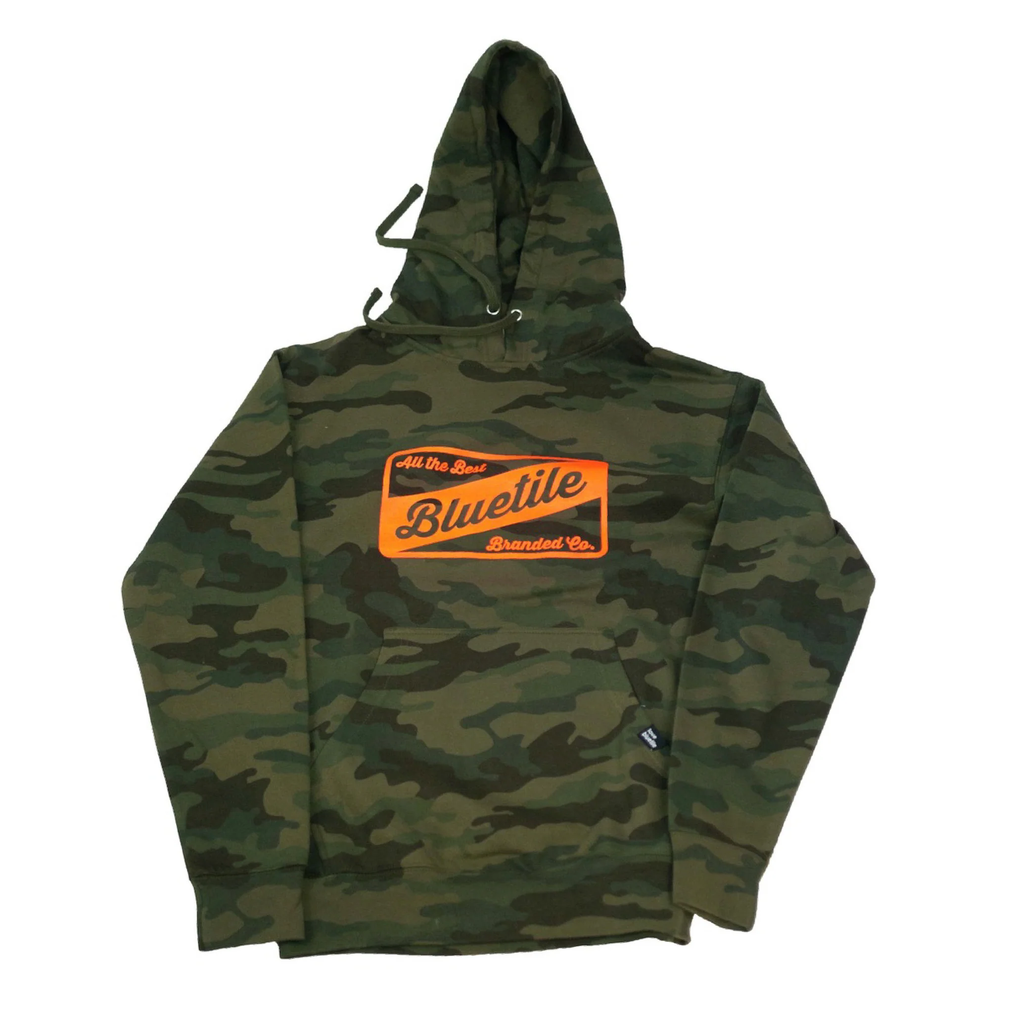 BLUETILE CRAFT HOODIE CAMO GLO/ORG