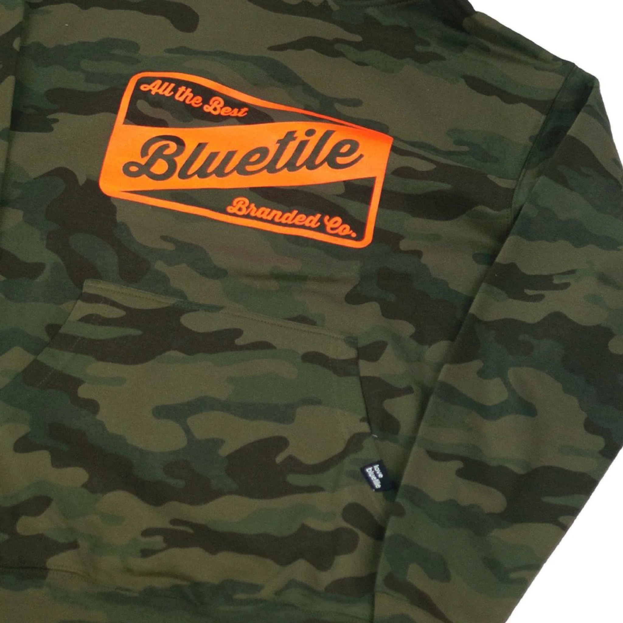 BLUETILE CRAFT HOODIE CAMO GLO/ORG - Image 2